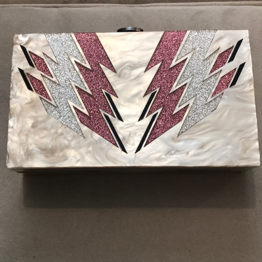 Zara minaudiere clutch bag